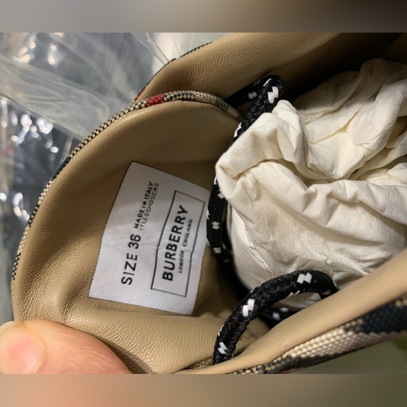 Burberry Arthur Check Chunky Sneakers (Woman) - Picture 3 of 13